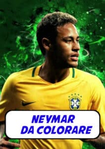 neymar da colorare neymar da colorare