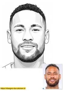 neymar disegno da colorare neymar disegno da colorare