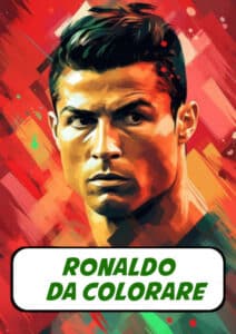 ronaldo da colorare