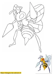 beedrill pokemon da colorare beedrill pokemon da colorare