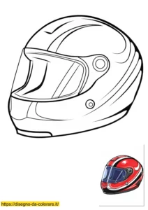 casco di moto da colorare casco di moto da colorare