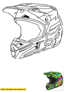 casco motocross disegno casco motocross disegno