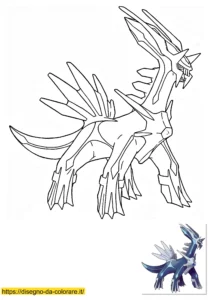 dialga pokemon da colorare dialga pokemon da colorare