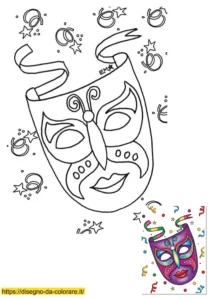 disegni da colorare del carnevale Scopri Venezia con i disegni da colorare del carnevale; una maschera classica e facile, perfetta da ritagliare e da indossare.