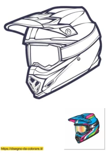 disegno casco moto disegno casco moto