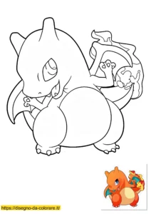 dracaufeu pokemon da colorare dracaufeu pokemon da colorare