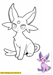 espeon pokemon da colorare espeon pokemon da colorare