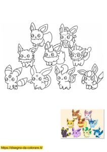 evoluzioni pokemon da colorare evoluzioni pokemon da colorare