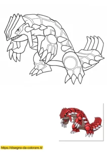 groudon pokemon da colorare groudon pokemon da colorare