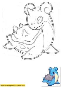 lapras pokemon da colorare lapras pokemon da colorare