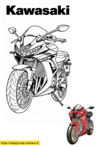 moto da colorare moto da colorare