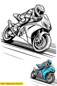 moto da stampare e colorare moto da stampare e colorare