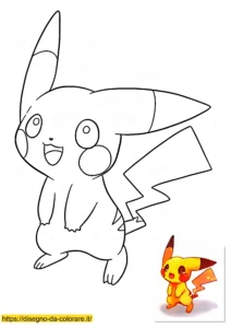 pichu da colorare pichu da colorare