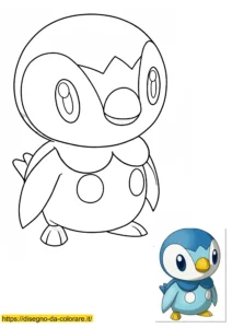 piplup pokemon da colorare piplup pokemon da colorare