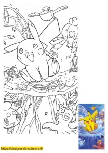 pokemon pikachu da colorare pokemon pikachu da colorare