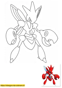 scizor pokemon da colorare scizor pokemon da colorare