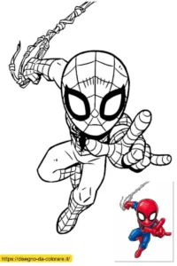 avengers da colorare : disegno di spiderman avengers da colorare : disegno di spiderman