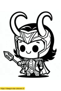 avengers da colorare per bambini : disegno di loki avengers da colorare per bambini : disegno di loki