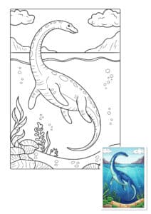 Dinosauro Marino Da Colorare Dinosauro Marino Da Colorare