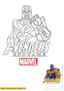 personaggi avengers da colorare : disegno di thanos personaggi avengers da colorare : disegno di thanos
