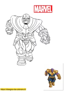 personaggi avengers da colorare : thanos personaggi avengers da colorare : thanos